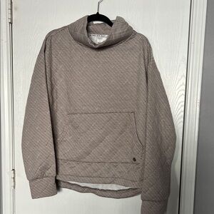 Jones New York Textured Hoodie in Gray